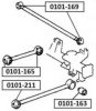 ASVA 0101-165 Control Arm-/Trailing Arm Bush